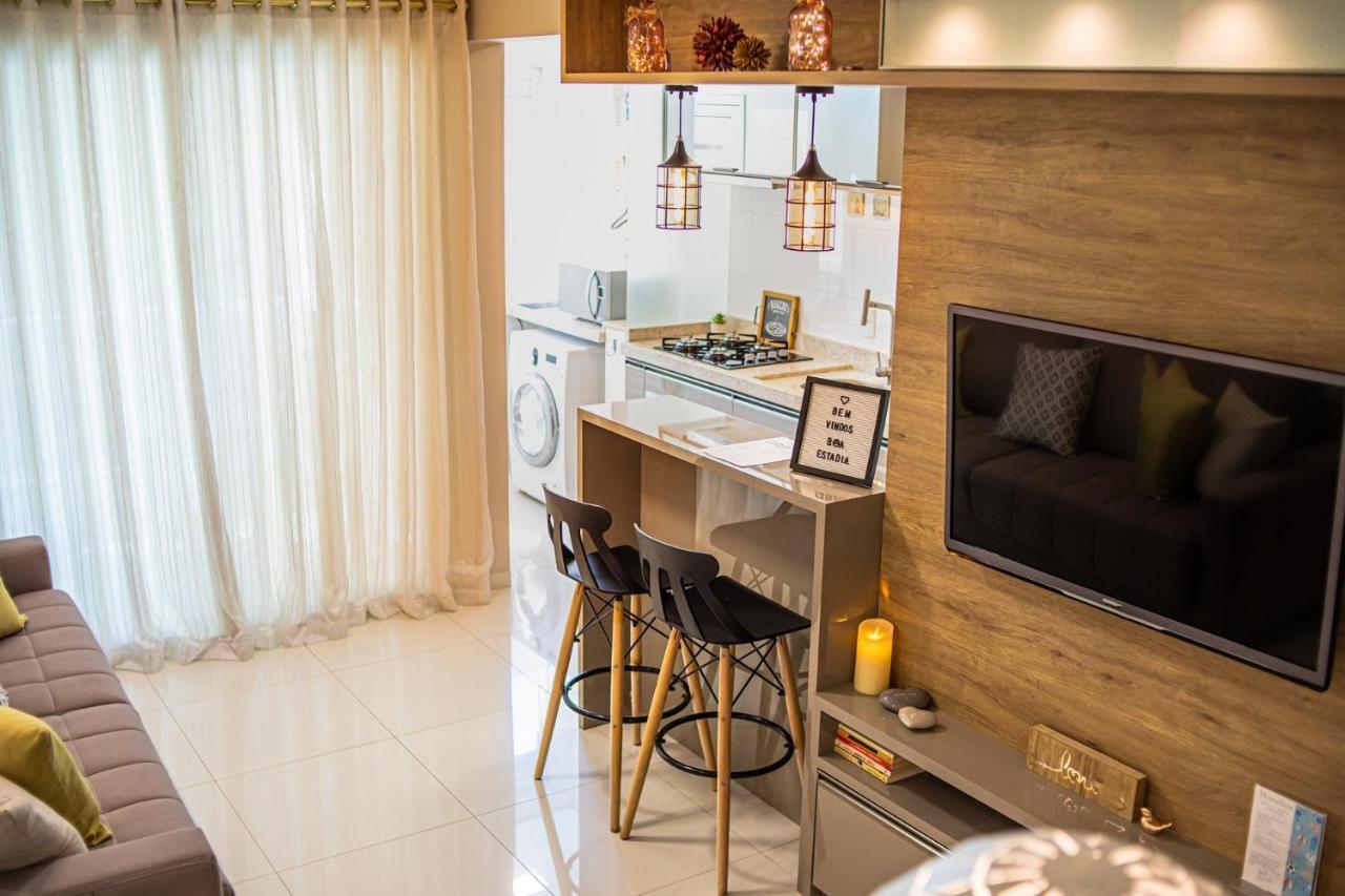 Apartamento Praia Balneario Dos Acores ฟลอเรียนอโปลิส ภายนอก รูปภาพ